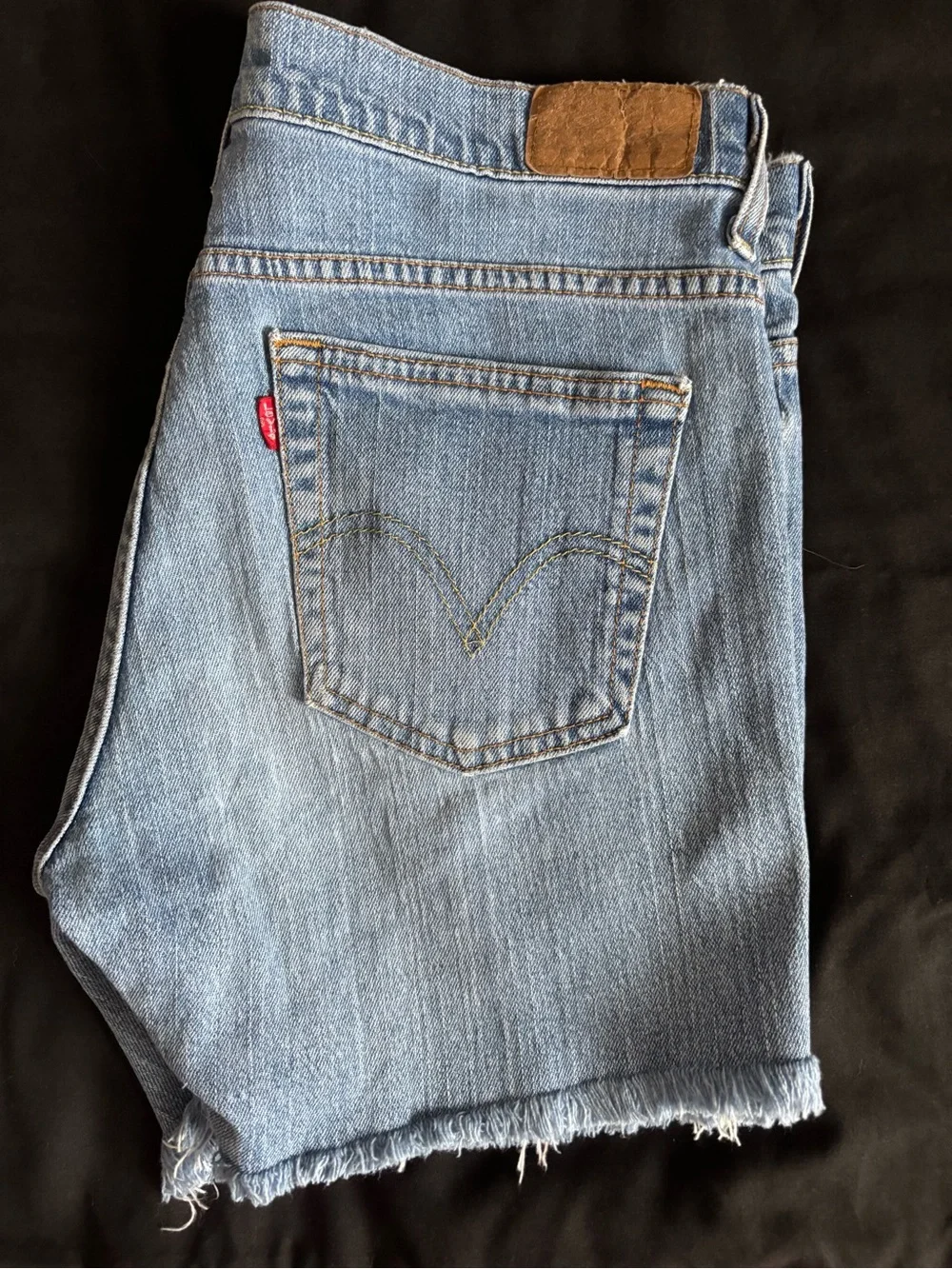 Levi's Light Blue Denim Cutoff Shorts